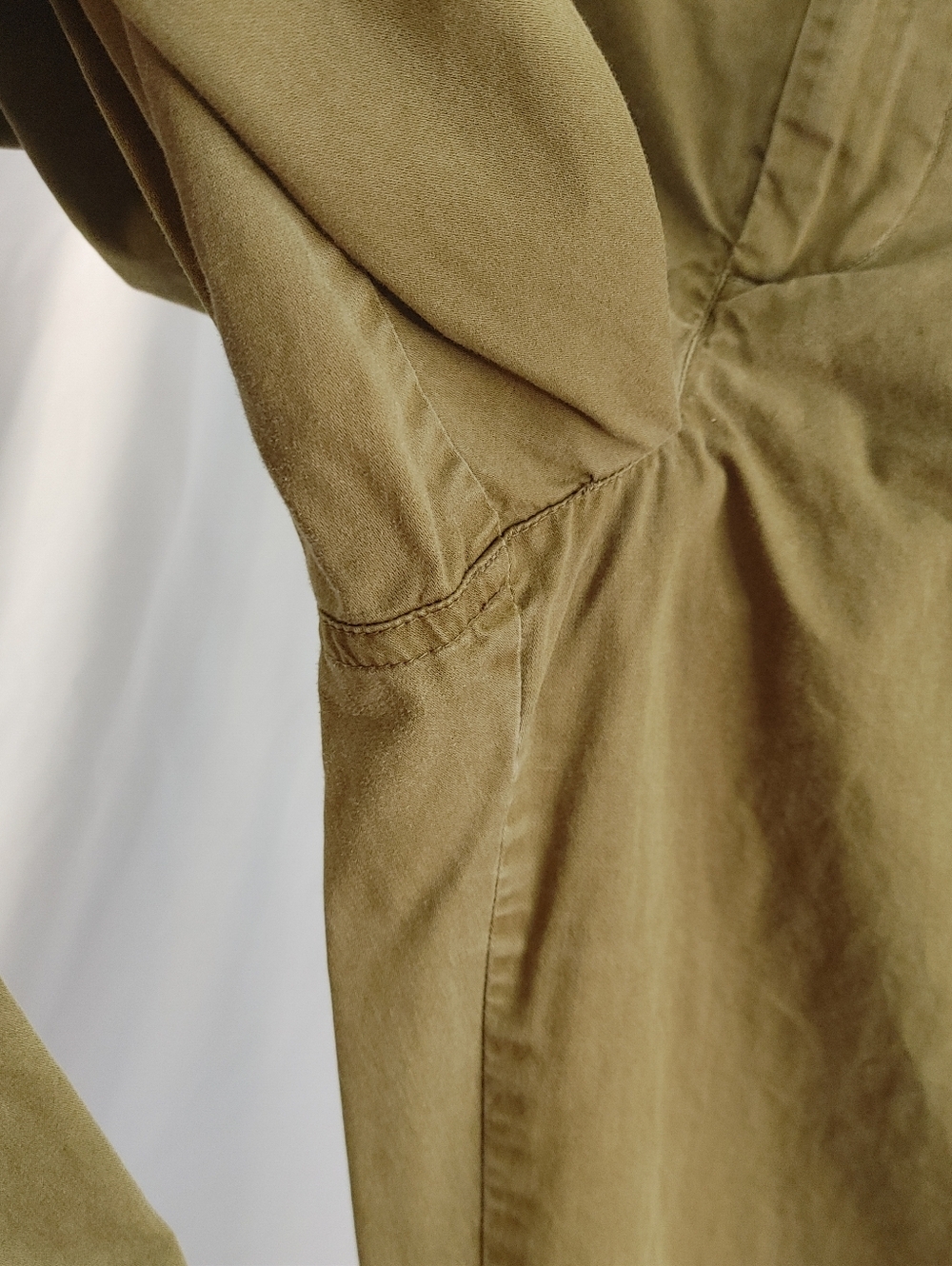 Lauren Ralph Lauren Petite Khaki Capri Pants Drawstring Hem Size 14P - Picture 6 of 11